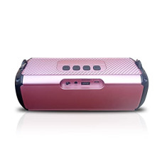 Deals, Discounts & Offers on  - Hitage BS-414 Party Beats Sound Coloful Gleming Light 5.0 Bluetooth 5 W Bluetooth Laptop/Desktop Speaker (Pink, 5 Way Speaker Channel)