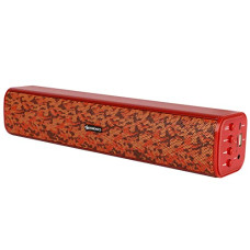 Deals, Discounts & Offers on  - ZEBRONICS Zeb-Vita Plus Mini 16W Soundbar Supporting LED Display, USB, SD Card, AUX, FM, TWS & Call Function. (Red camo)