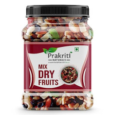 Deals, Discounts & Offers on  - Prakriti Naturals Healthy Nutmix 1KG Almonds, Black Raisins, Cashewnuts, Cranberries, Green Raisins, Walnut Kernels & Many More