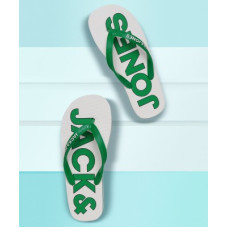 Deals and Offers on Men - JACK & JONESMen Slippers(White 10) Deals, Discounts & Offers on Men - JACK & JONESMen Slippers(White 10)