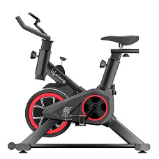 Deals, Discounts & Offers on  - Lifelong LLESB99 Exercise Spin Fitness Bike with 6kg Flywheel|Adjustable Resistance|LCD Monitor & Heart Rate Sensor for Fitness at Home|Spin Bike, Fitness Bike, Exercise Bike