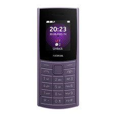 Deals, Discounts & Offers on Electronics - Nokia 110 4G with 4G, Camera, Bluetooth, FM Radio, MP3 Player, MicroSD, Long-Lasting Battery, and pre-Loaded Games | Purple