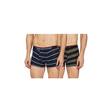 Deals, Discounts & Offers on Men - Chromozome Men Modal Striper Trunk (Pack of 2)