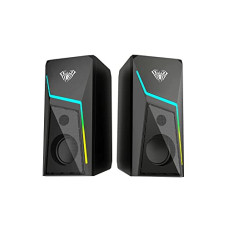 Deals, Discounts & Offers on  - Aula N-521 2.0 Multimedia Speaker with RGB Lights, USB Powered, AUX Input, Volume Control Pod