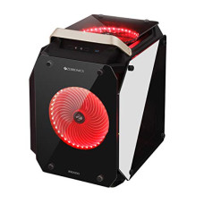 Deals, Discounts & Offers on  - Zebronics Zeb-Venus EVO Chassis Comes in Compact Dual Chamber Design,Tempered Glass On All Four Sides, LED Lights with 7 Static & 3 RGB Modes