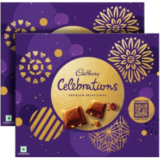 Deals, Discounts & Offers on Food and Health - Cadbury Celebrations Premium Selections Assorted Chocolate Gift Pack Bars(2 x 268 g)