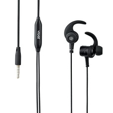 Deals and Offers on Headphones - Vibez StormSX Wired Earphones with Mic| Wired Earphones| Wired in-Ear Headphones with HD Sound|Tangle Free Cable, Comfort in-Ear Fit (VBWS01, 1 Year Warranty, Black) Deals, Discounts & Offers on Headphones - Vibez StormSX Wired Earphones with Mic| Wired Earphones| Wired in-Ear Headphones with HD Sound|Tangle Free Cable, Comfort in-Ear Fit (VBWS01, 1 Year Warranty, Black)
