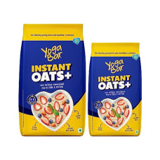 Deals, Discounts & Offers on  - Yogabar Instant Oats 1.45kg | Premium Oats, Ready to Cook, Gluten Free Oats with High Fibre, 100% Whole Grain, Non-GMO, 1.45kgg
