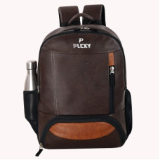 Deals, Discounts & Offers on  - PLEXYMedium 30 L Laptop Backpack 30L LAPTOP FAUX LEATHER WEEDY BAGPACK(Brown)