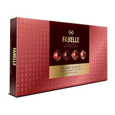 Deals, Discounts & Offers on  - Fabelle The Bars Quartet - Diwali Chocolate Gift Pack, 4 Assorted Large Luxury Chocolate Bars, Premium Packaged Gift Chocolate Box, Centre-Filled Bars, Best Diwali Gift For Family, 519g