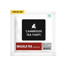 Deals and Offers on - Cambridge Tea Party, Masala Tea 100 Tea Bags, 8 Spices Chai, Bulk Pack Deals, Discounts & Offers on - Cambridge Tea Party, Masala Tea 100 Tea Bags, 8 Spices Chai, Bulk Pack