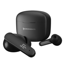 Deals, Discounts & Offers on Headphones - CrossBeats Neopods 300 TWS in Ear Earbuds with Gaming Mode, 40 Hours of Playtime, Quad mic ENC,13mm Drivers Bluetooth Wireless Earphones, Type c Fast Charging, IPX4 Water Resistance- Black