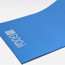 Deals, Discounts & Offers on  - GOQii Yoga Mat and Cover with 3 months personal coaching subscription, Others Blue