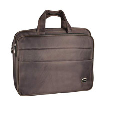 Deals, Discounts & Offers on Laptop Accessories - Allextreme EX156BL Nylon Fabric 15.6 Inch Multi-Compartment Laptop Messenger Bag Water & Scratch Resistant Business Shoulder Handbag (Brown)