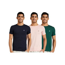 Deals, Discounts & Offers on Men - [Sizes L, 2XL] Cazibe Men's Plain Regular Fit T-Shirt