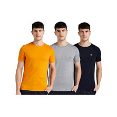 Deals, Discounts & Offers on Men - [Size L] Cazibe Men's Plain Regular Fit T-Shirt
