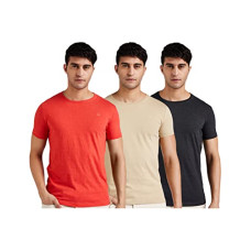 Deals, Discounts & Offers on Men - [Sizes M, L, XL] Integriti Men's Slim T-Shirt (Pack of 3)