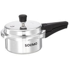 Deals, Discounts & Offers on Cookware - Amazon Brand - Solimo Aluminium Outer Lid Pressure Cooker - 2 Litres, Induction, Silver