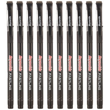 Deals, Discounts & Offers on Stationery - Reynolds Fast line 10 CT Black | Lightweight Ball Pen With Comfortable Grip