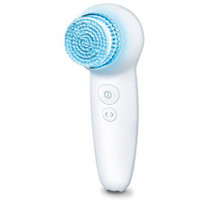 Deals, Discounts & Offers on Personal Care Appliances - Beurer FC 65 Pureo Deep Clear Facial Brush with 2 Function Levels Vibrating and pulsating | 3 Speed Settings | Battery-Powered | Blue LED Light | 3 Years Warranty