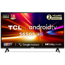 Deals, Discounts & Offers on Televisions - TCL 100 cm (40 inches) Full HD Certified Android R Smart LED TV 40S6505 (Black)