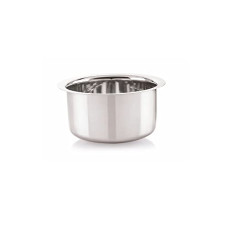 Deals, Discounts & Offers on Cookware - Neelam Stainless Steel 9 22G Round Bottom Tope, 750 ml, Silver
