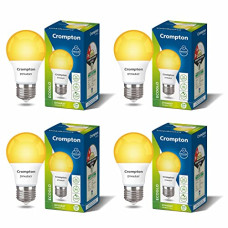 Deals, Discounts & Offers on  - Crompton Dyna Ray 5W Round E27 LED Warm White Pack of 4