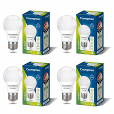 Deals, Discounts & Offers on  - Crompton Dyna Ray 5W Round E27 LED Cool Day Light Pack of 4