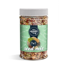 Deals, Discounts & Offers on  - The Good Stuff Seed Mix - 7 in 1 | Premium Superfood Healthy Snacks | Protein, Iron, Dietary Fibre Rich | Roasted, Unsalted | Pack of 1 - 300g