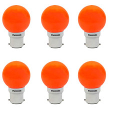 Deals, Discounts & Offers on  - Panasonic 0.5 Watt Night Light Spherical LED Bulb Base B22 (Red, Pack of 6)