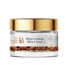 Deals, Discounts & Offers on Beauty Care - The Beauty Sailor Premium Rejuvenating, Anti Aging & Face Brightening Cream with Vitamin E & Shea Butter | Firming, Moisturizing Day & Night Cream For Men & Women | All Skin Types & Paraben Free - 50g