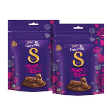 Deals, Discounts & Offers on  - Cadbury Silk Home Treats Valentine Chocolates, 153g (Pack of 2 x 153g)
