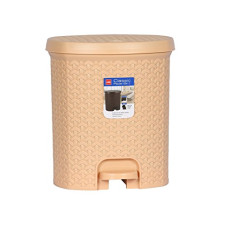 Deals, Discounts & Offers on  - Cello Classic Plastic Pedal Bin, 6 Litres, Beige