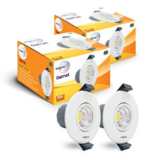 Deals, Discounts & Offers on  - wipro Garnet 3w Mini Spotlight, Green (Pack of 2)