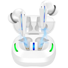 Deals, Discounts & Offers on Headphones - FFUNX Gaming Earbuds, Bluetooth Wireless Headphones with Microphone, TWS Earphones with Charging Case, 45ms Ultra Low-Latency,Dedicated Gaming Mode,ENC Noise Cancellation,IPX5 Waterproof 50H Playtime