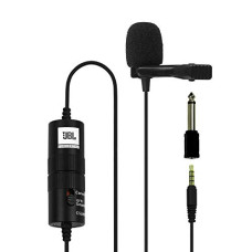 Deals, Discounts & Offers on  - JBL Commercial CSLM20B Auxiliary Omnidirectional Lavalier Microphone With Battery For Content Creation, Voiceover/Dubbing, Recording (Black,Small)