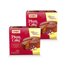 Deals, Discounts & Offers on  - Unibic Premium Cake | Finest Plum Cake | Premium Plum Cake 600Gms (Pack of 02)