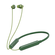 Deals, Discounts & Offers on Headphones - ZEBRONICS Jumbo LITE with 70 Hours Backup, Bluetooth v5.2 Wireless In ear Neckband, Fast Charging, ENC Calling, Gaming Mode (Upto 50ms), Voice Assistant, Dual Pairing, Splash Proof, and Type C (Green)