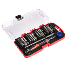 Deals, Discounts & Offers on Hand Tools - AmazonBasics 51-Piece Precision Screwdriver Bit Set, 6.8 x 3.8 x 1.1 inch