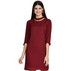 Deals, Discounts & Offers on Women - Miss Olive Women's Polyester Choker Mini Dress