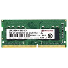 Deals, Discounts & Offers on  - Transcend 4GB DDR4 2666 Laptop Memory, JetRam, DRAM Chips - up to 21GB/s - 1.2V, 260 pin, 1Rx8, DIMM Type - Unbuffered SO-DIMM Memory - JM2666HSH-4G