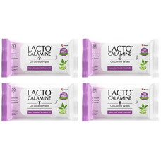 Deals, Discounts & Offers on Beauty Care - Lacto Calamine Oil Control Wipes with Neem Vitamin B3 and Aloe Vera No Parabens Alcohol Free 30 Wipes x Pack of 4