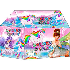 Deals, Discounts & Offers on  - Unicorn Themed Tent House with LED Lights, Indoor-Outdoor Set