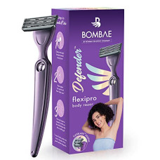 Deals, Discounts & Offers on Health & Personal Care - Bombae Defender Flexipro Body Razor For Women | One-stroke smooth shave for women | Suitable