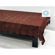 Deals, Discounts & Offers on  - STITCHNEST Net Fabric Table Cover, 40 X 60 inches (Brown)