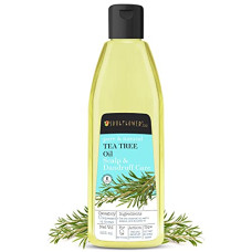 Deals, Discounts & Offers on Beauty Care - Soulflower Tea Tree Hair Oil | Hair Growth, Scalp Nourishment, Anti Dandruff | Pure, Natural, & Cold Pressed | Tea Tree Essential Oil, Castor, Sesame, Olive & Jojoba Oil | 225ml