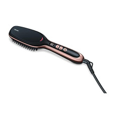 Deals, Discounts & Offers on Irons - Beurer HS 60 hair straightening brush 45 watt with Variable temperature settings (120-200C)