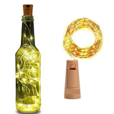 Deals, Discounts & Offers on  - Lexton 2 Meter 20 LEDs Wine Bottle Cork String Light Copper Wire Starry Fairy Lights Battery Powered