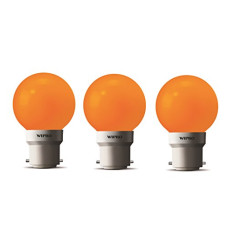 Deals, Discounts & Offers on  - wipro Safelite N10004 B22 0.5-Watt Led Night Lamp (Pack Of 3, Orange)