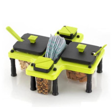 Deals, Discounts & Offers on  - Suzec Spice Jars Dispenser Masala Rack Easy Flow Storage Box